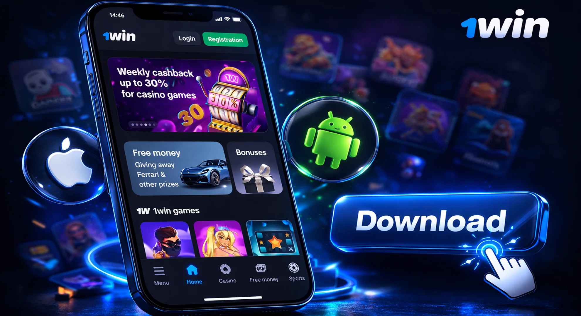 1win App â All the Excitement Right on Your Smartphone